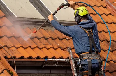 Démoussage et hydrofuge de toiture à Chauvry